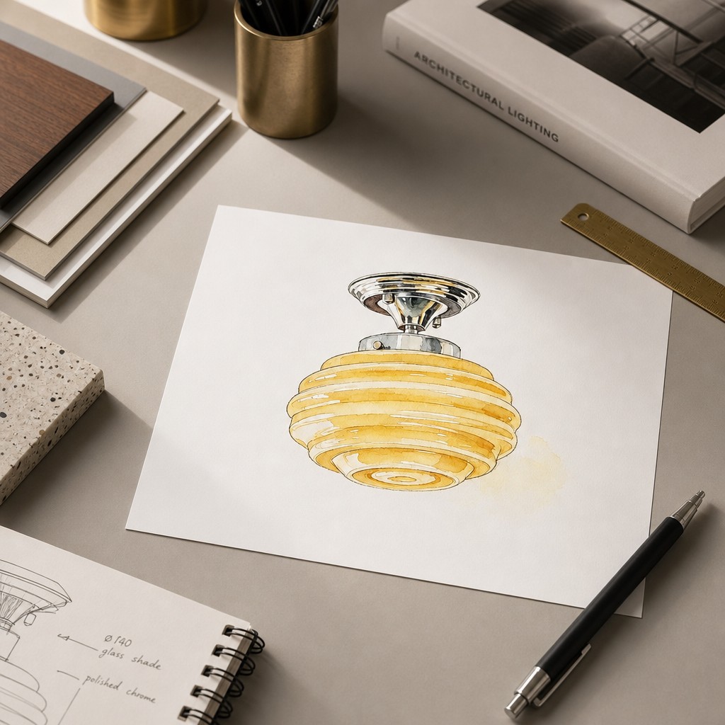 Sketching and design process for the Cirren light