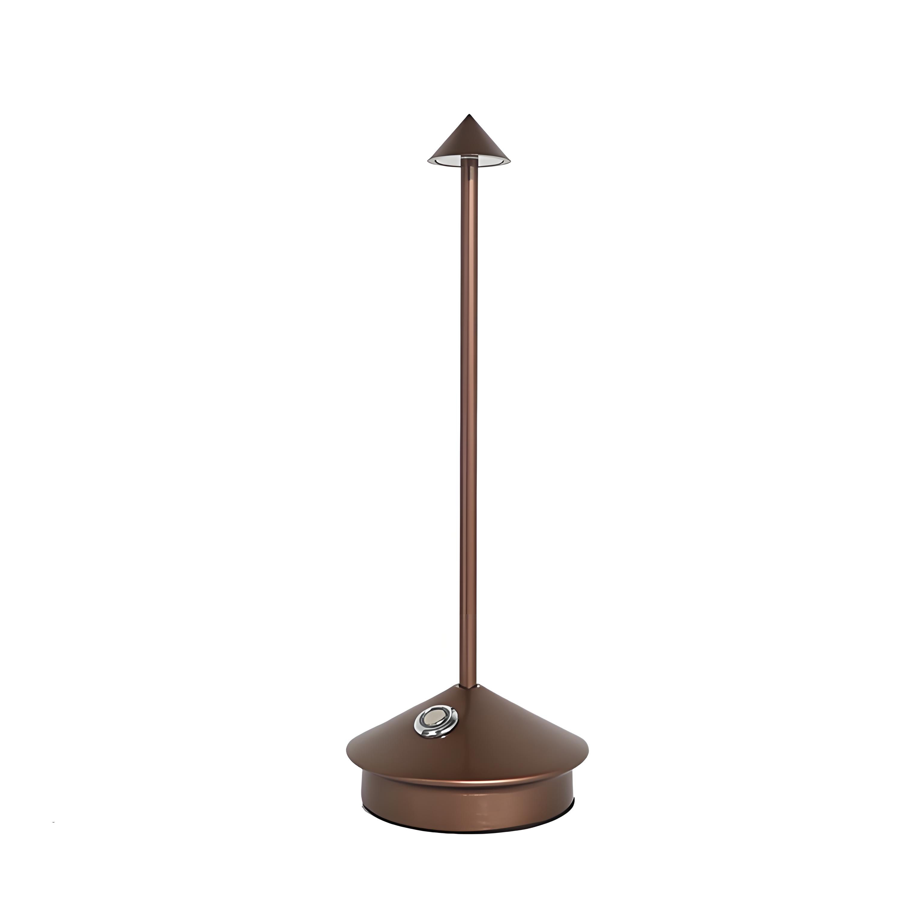 Glimma portable LED lamp in Brown