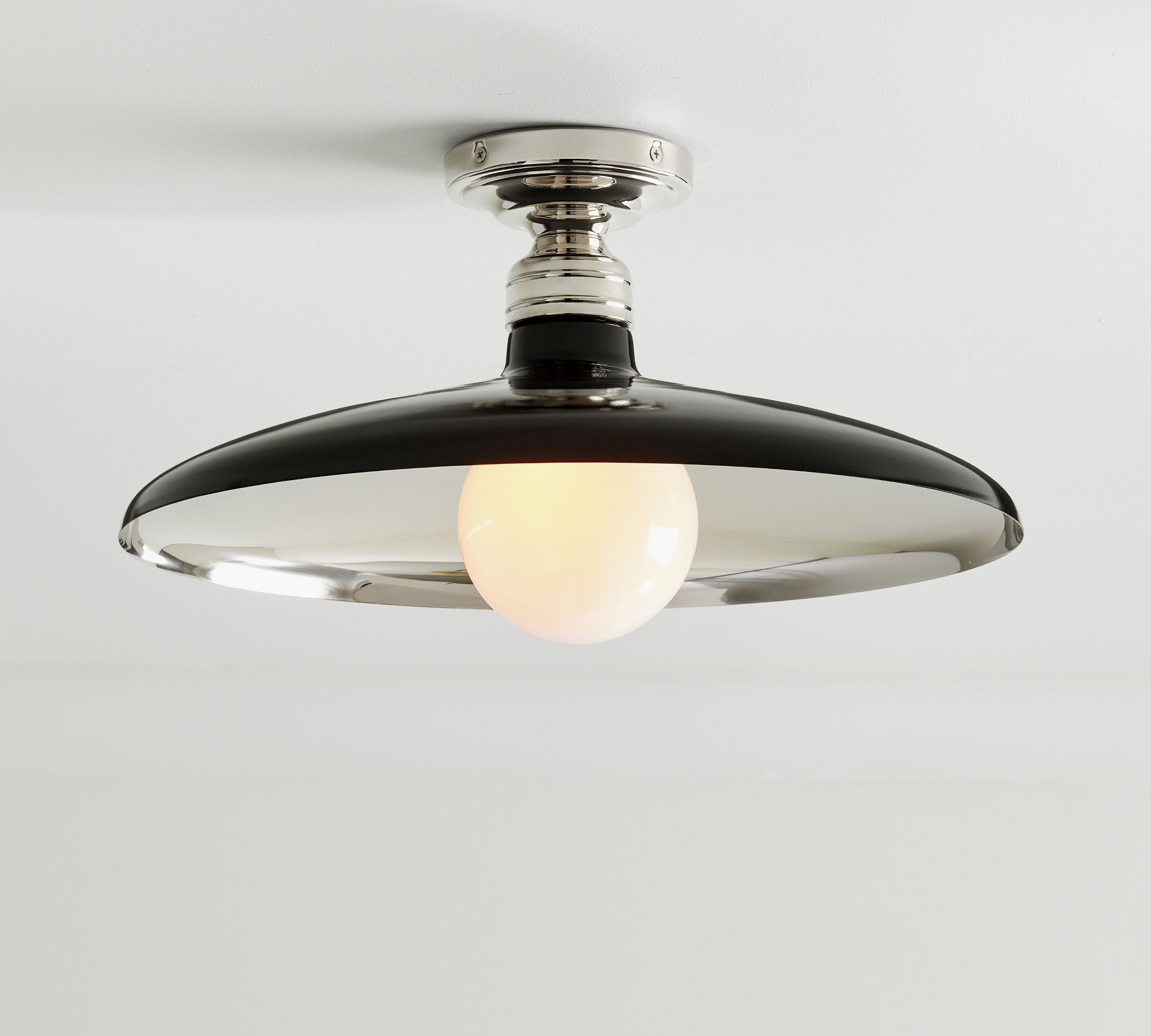 Classic Dome Enameled Ceiling Light, 4.25\, image size:2000x1800