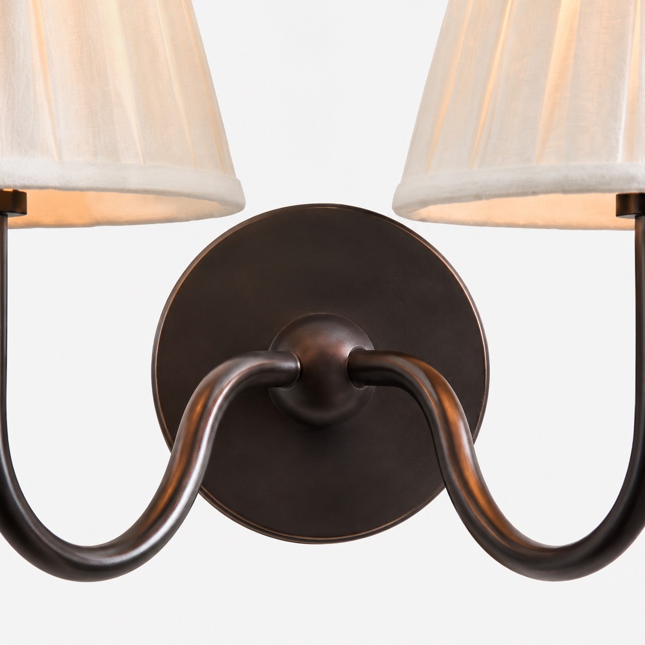 Double sconce detail close-up