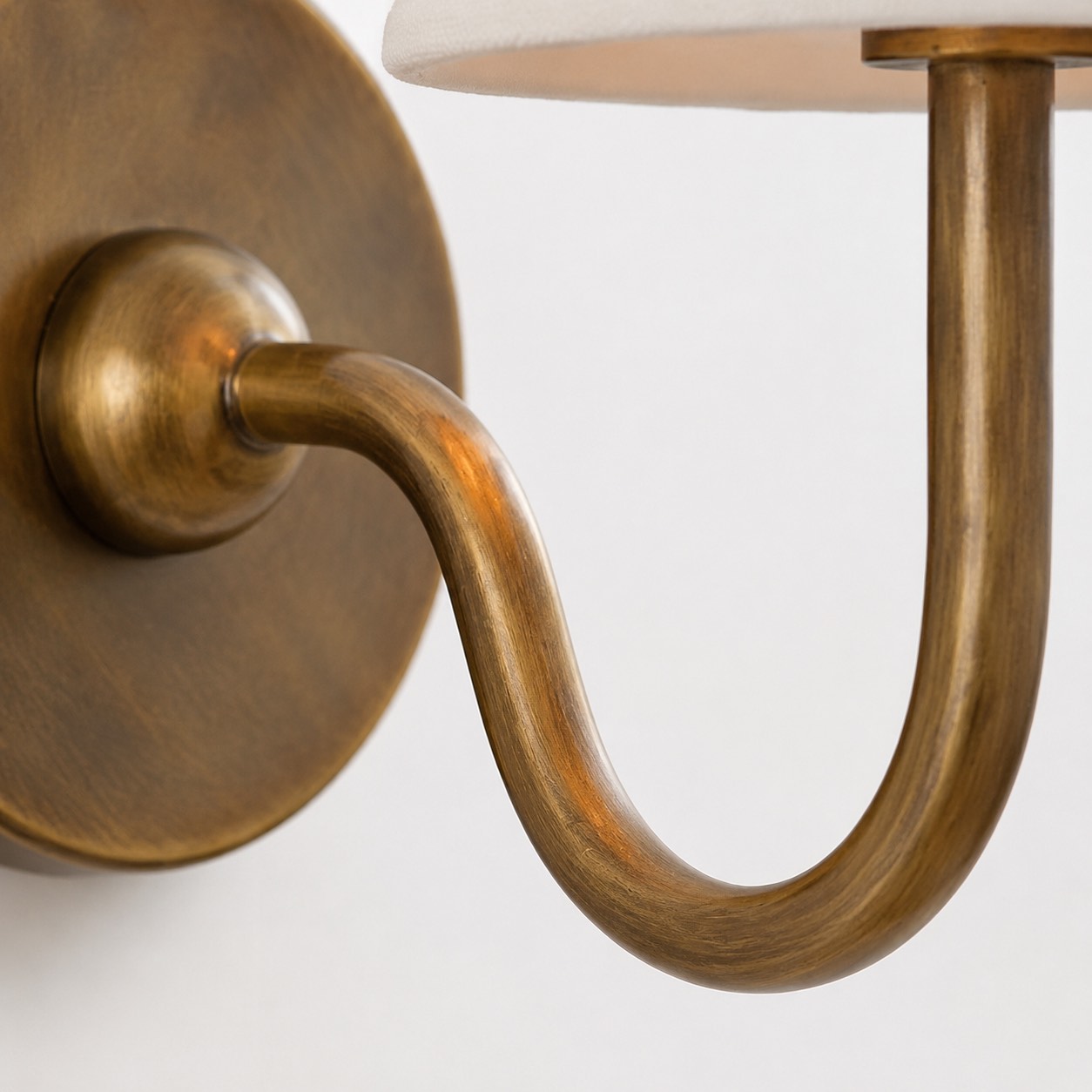 Metal arm detail close-up