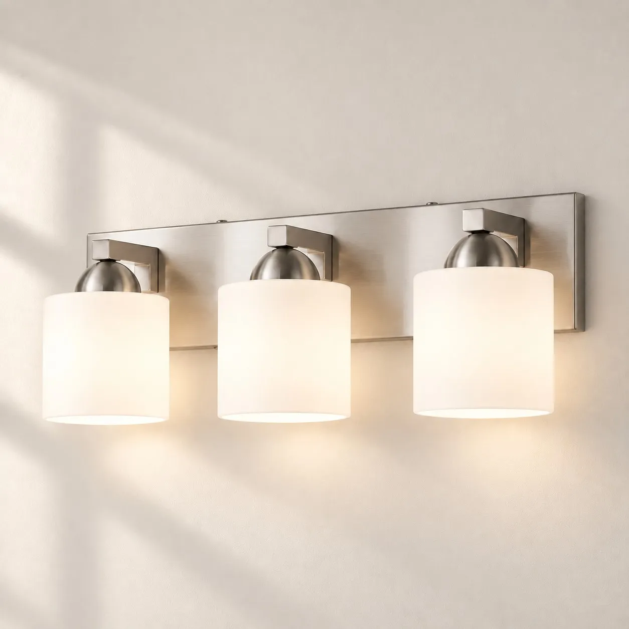 brushed nickel 3 opal