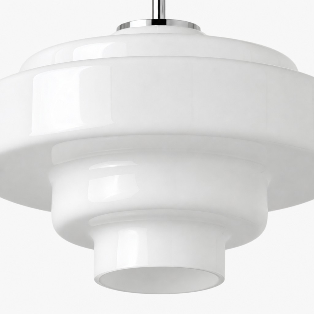 Rounded Koloro glass lampshade detail